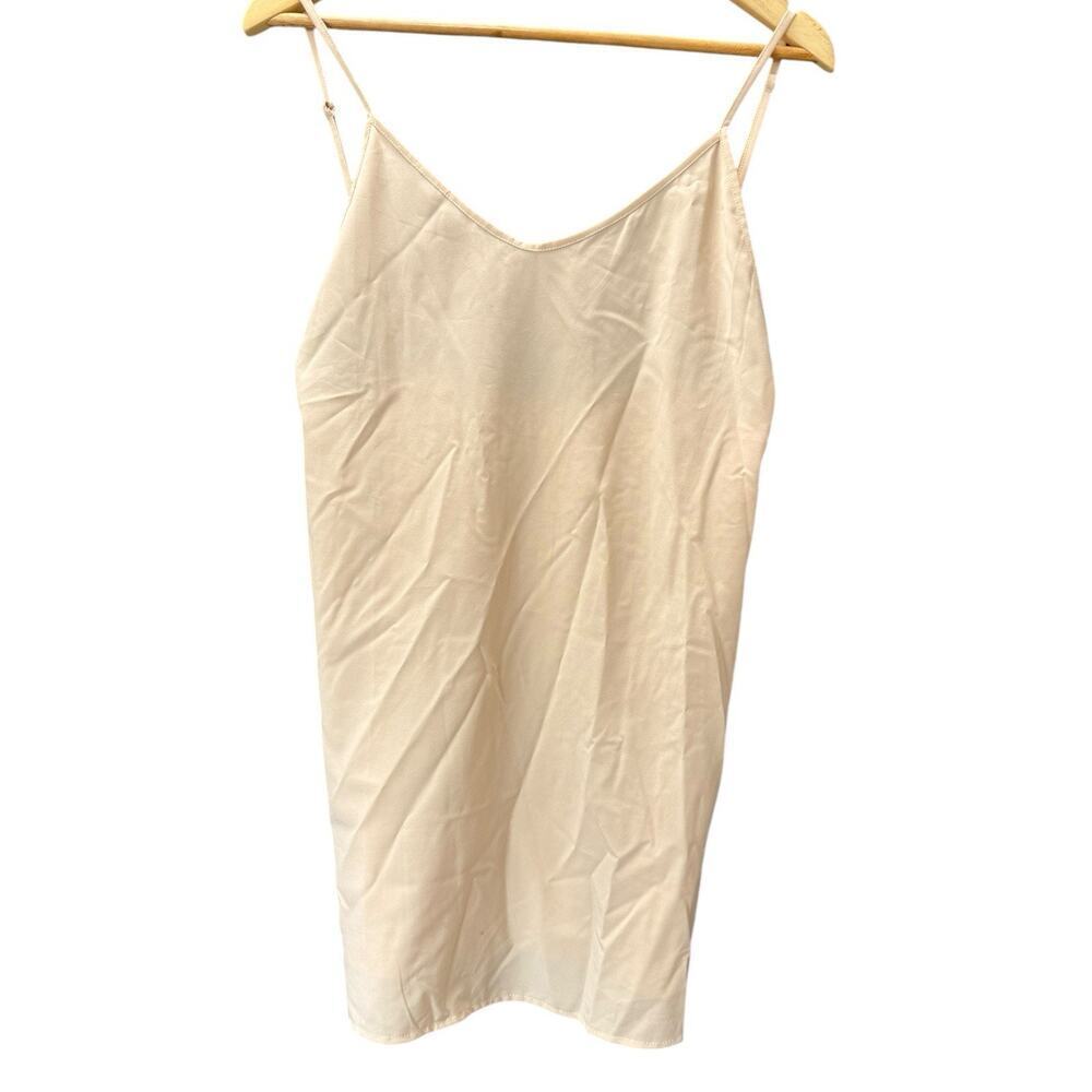 Magali Pascal Cream Camisole Flowy Spaghetti Straps Size Small Layering Tank